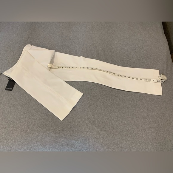 J. Crew Off White Classic Stretch Cotton Pants Women’s Size 4P NWT - Picture 8 of 9